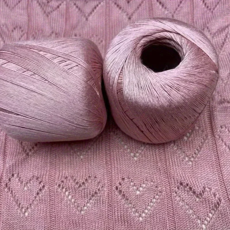 Artwork Craft - 50g ผ้าไหมลูกไม้ผ้าฝ้ายถักเส้นด้ายเด็กถักมือ WARM Soft ถักสําหรับถักมืออุปกรณ์ CROSS