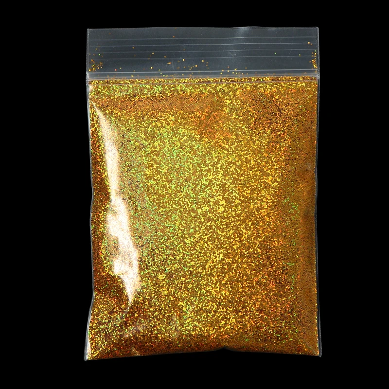 The Art And Craft Of Jewelry - 10g Holographic Glitter สําหรับอีพ็อกซี่เรซิ่นบรรจุเลเซอร์ Gold Silver