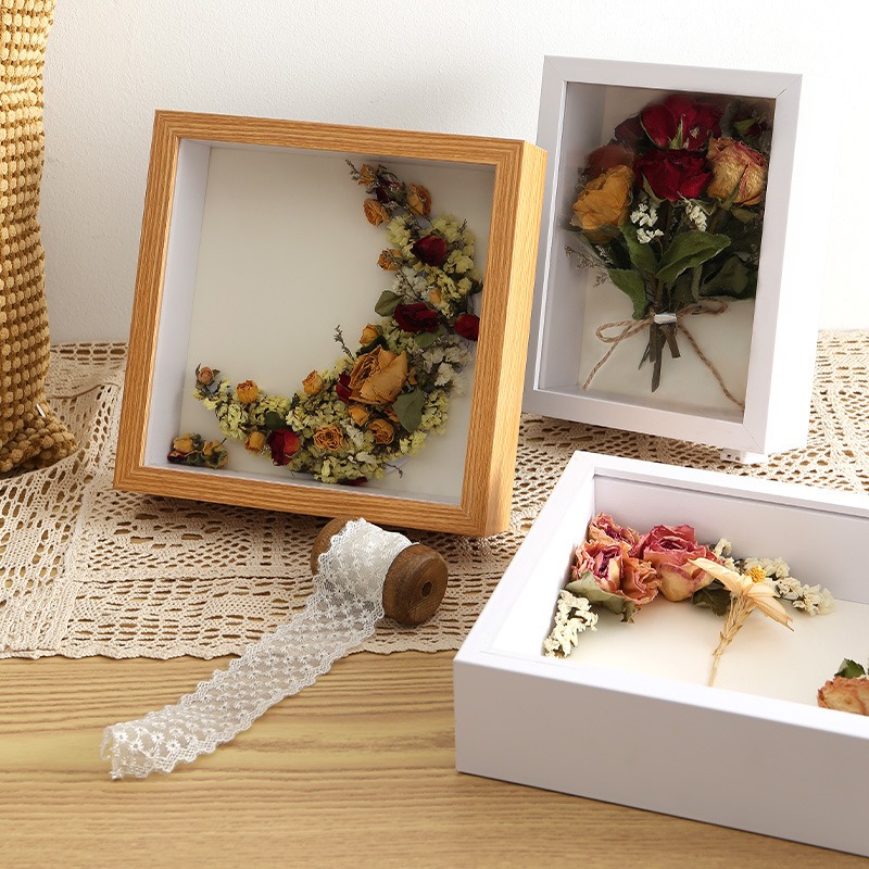 Art Craft Display - 3D กรอบรูปไม้ความลึก 3 ซม.สําหรับทําด้วยมือ DIY งานฝีมือ/Action