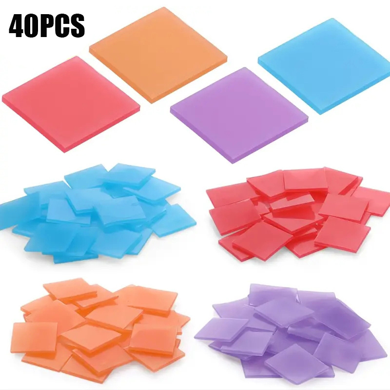 Art Craft Clay - แว็กซ์สำหรับงานเพ้นท์เพชร 40 ชิ้น, แว็กซ์สำหรับตกแต่งเล็บ, อุปกรณ์งานฝีมือเพ้นท์เพชร DIY