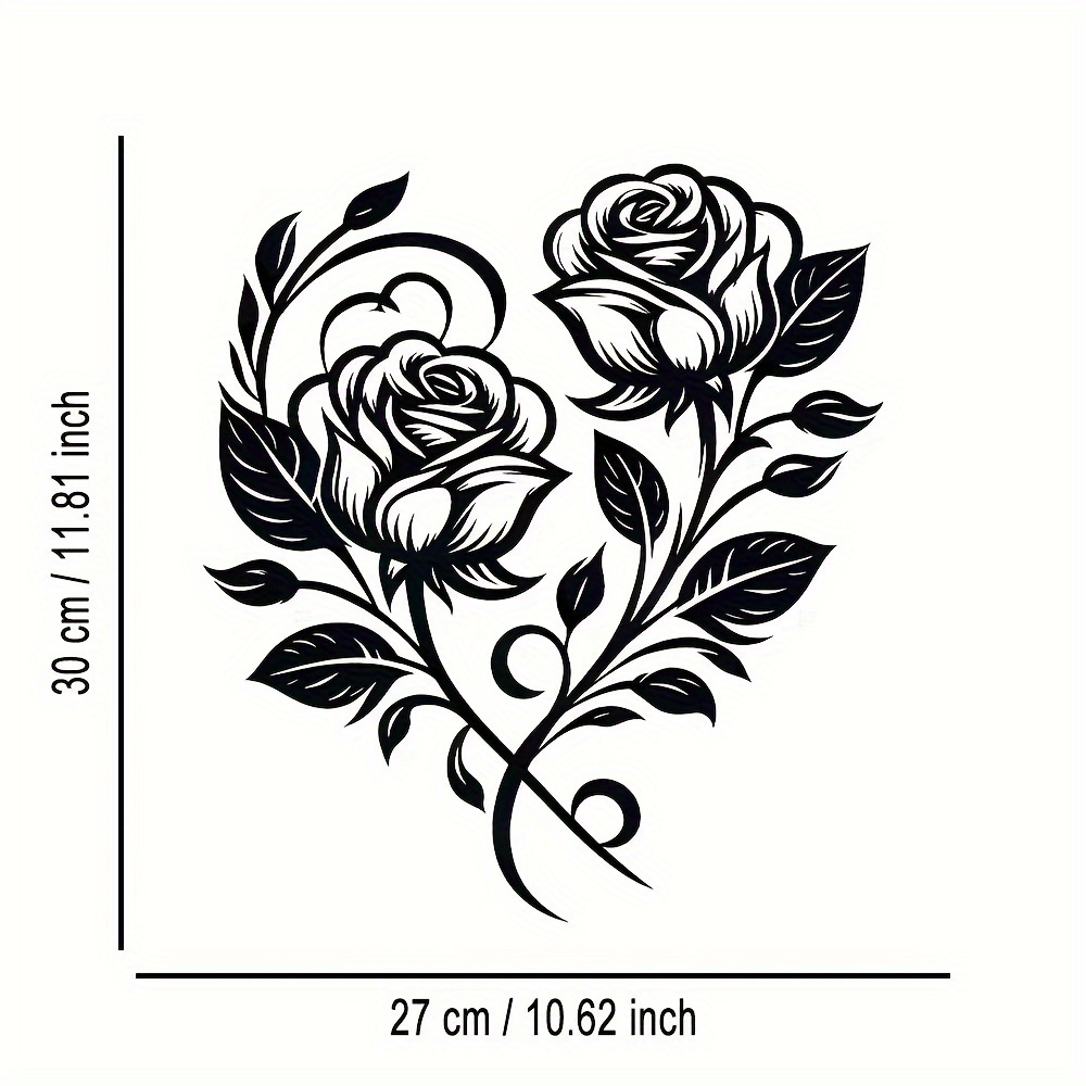ป้ายโลหะรูปหัวใจกุหลาบสวยงามสไ - Art Craft Rose บทวิจารณ์และราคา