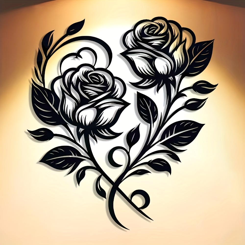 ป้ายโลหะรูปหัวใจกุหลาบสวยงามสไ - Art Craft Rose บทวิจารณ์และราคา