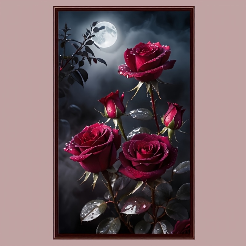 ชุดภาพวาดเพชร 5D, ดอกกุหลาบสีแ - Art Craft Rose บทวิจารณ์และราคา