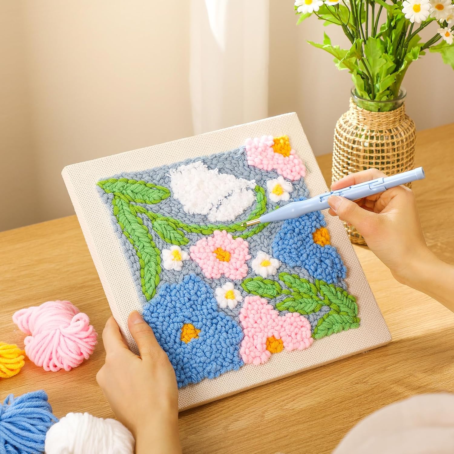 ชุดอุปกรณ์ปักผ้าพร้อมกรอบสำหรั - Art Craft Easy With Paper บทวิจารณ์และราคา