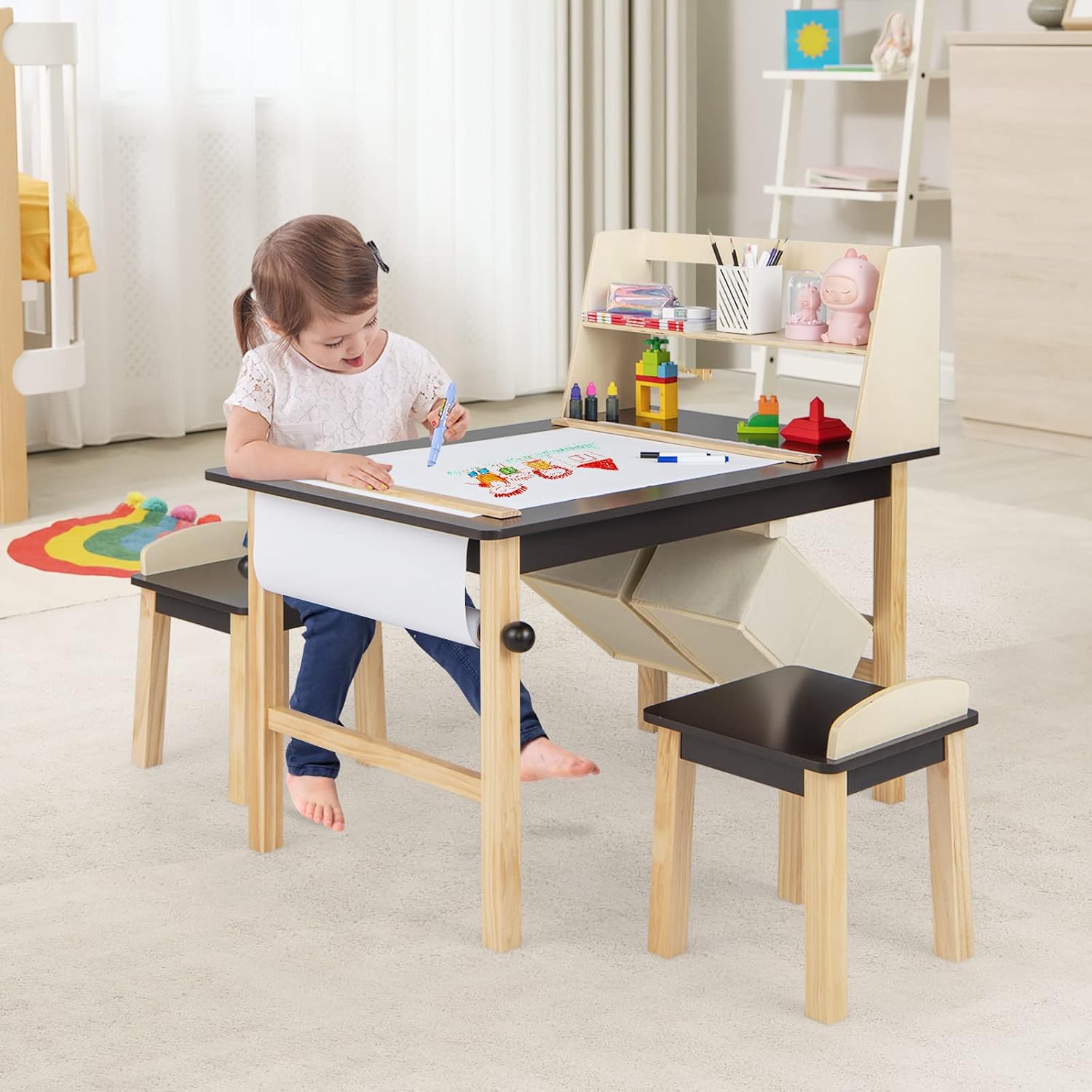 ชุดโต๊ะและเก้าอี้ศิลปะสำหรับเด - Art Craft Toddlers บทวิจารณ์และราคา