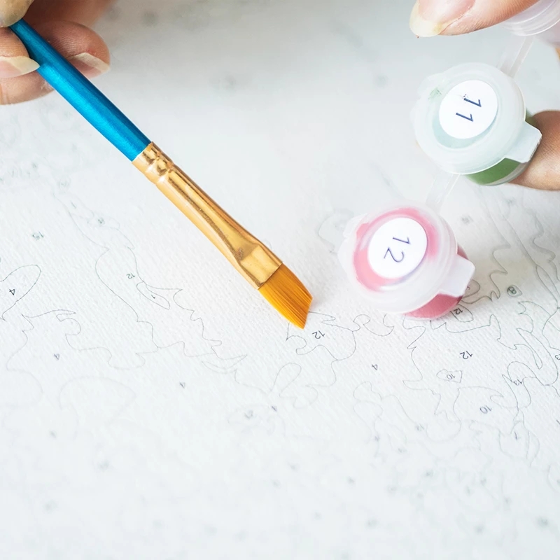 GATYZTORY ชุดระบายสีตามตัวเลขส - Art Craft Website บทวิจารณ์และราคา