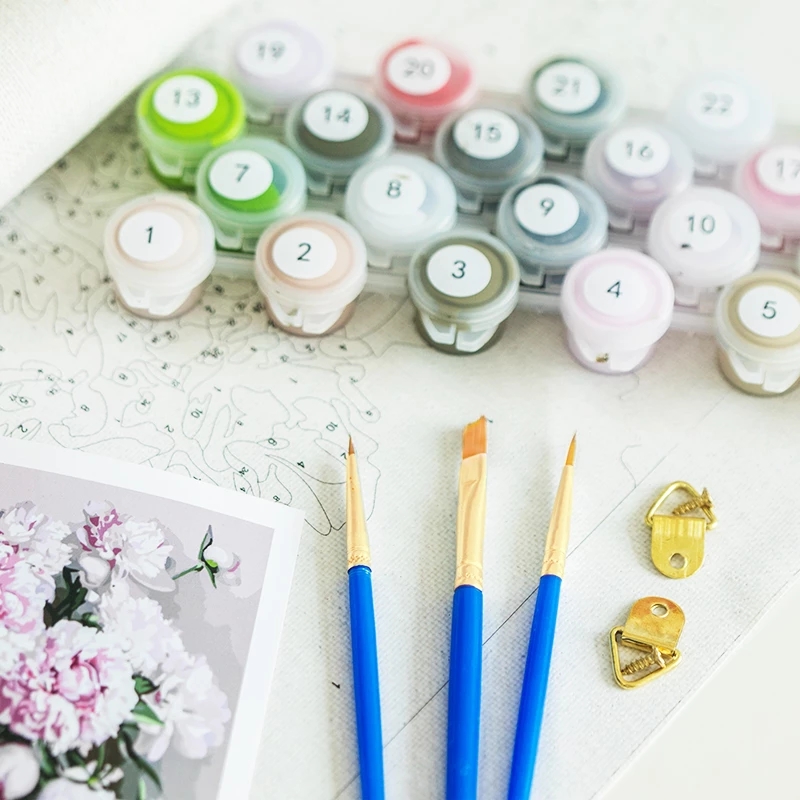 GATYZTORY ชุดระบายสีตามตัวเลขส - Art Craft Website บทวิจารณ์และราคา