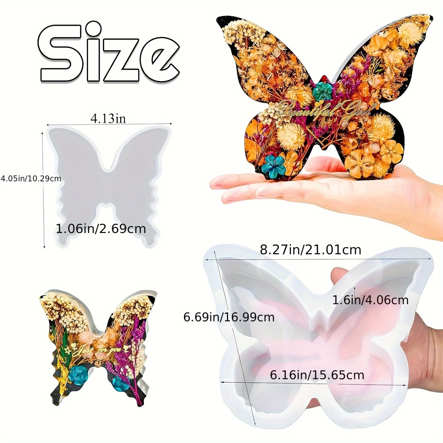 ชุดแม่พิมพ์เรซินรูปผีเสื้อสองข - Art Craft Model บทวิจารณ์และราคา