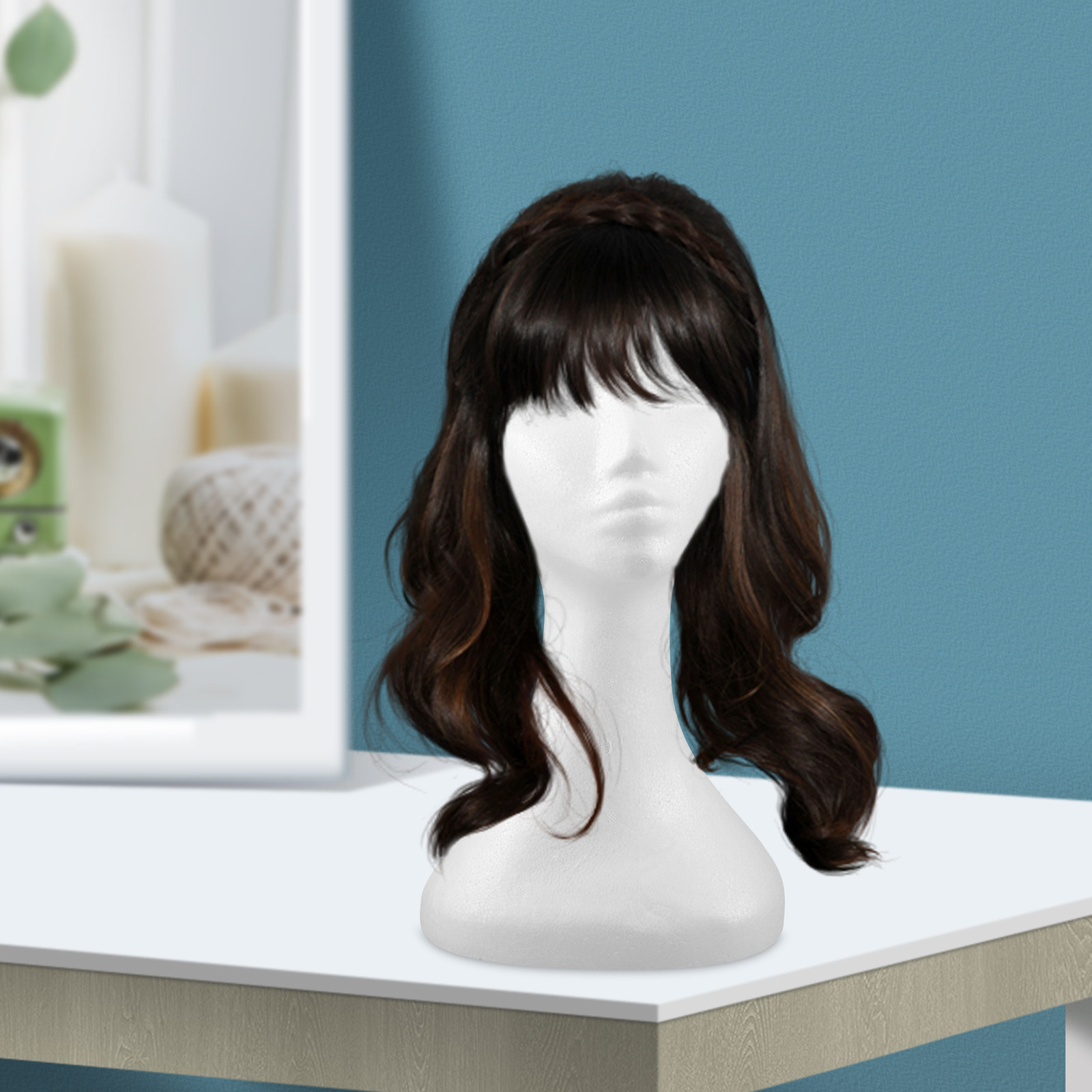 หัวหุ่นโฟมชายสำหรับวิกผม หมวก  - Art Craft Hat บทวิจารณ์และราคา
