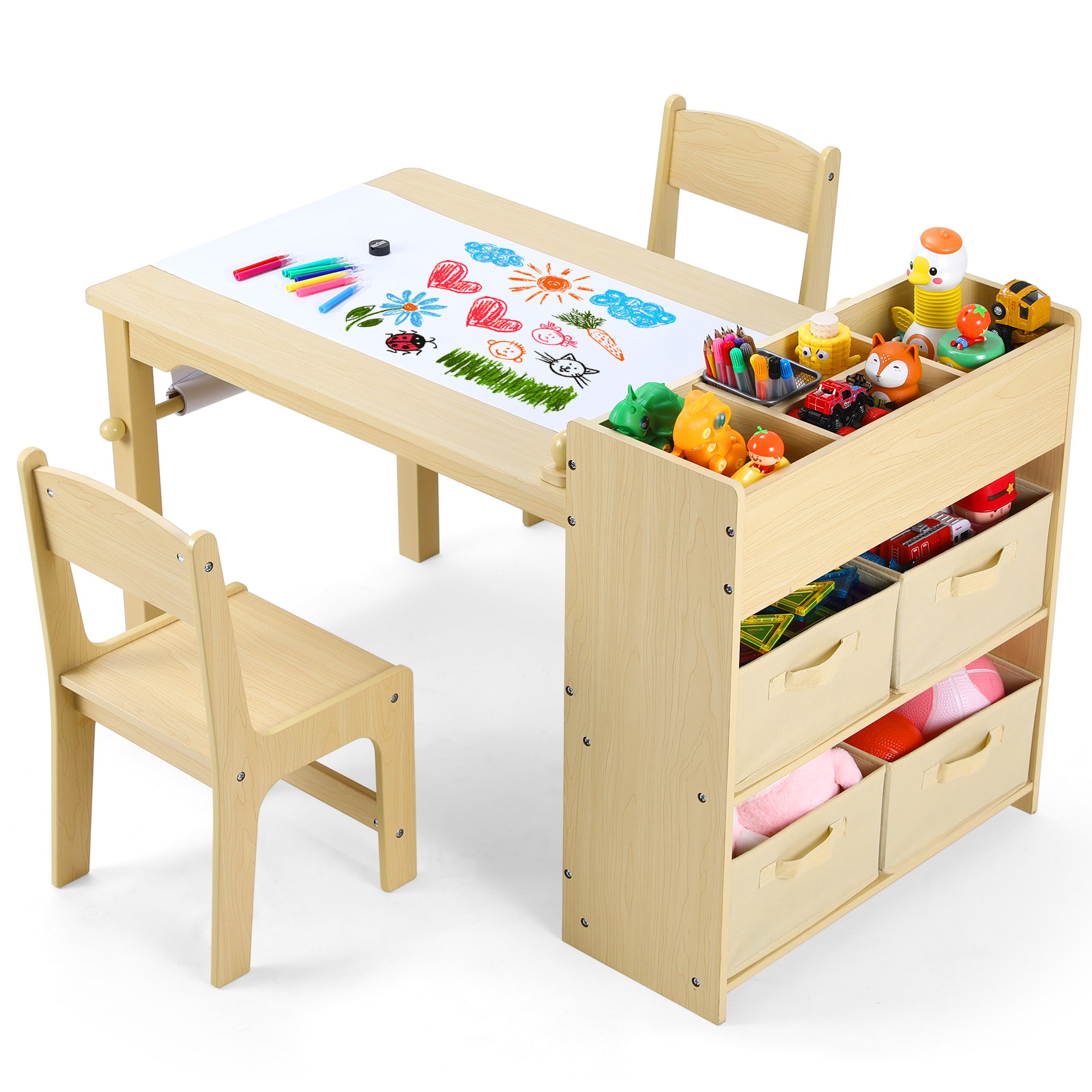 โต๊ะศิลปะสำหรับเด็ก AOOU และเก - Art Craft Toddlers บทวิจารณ์และราคา
