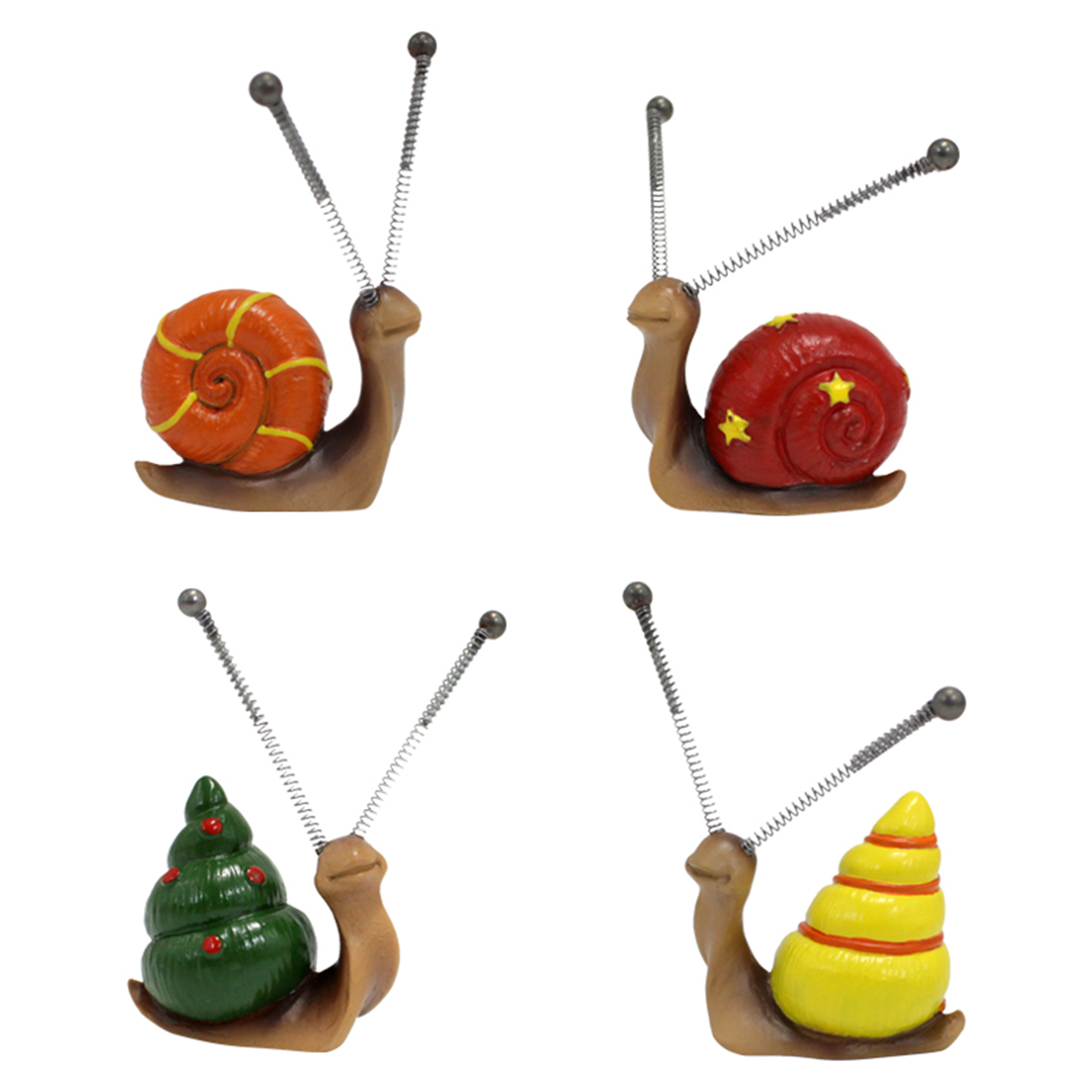 4 ชิ้น, Mini Snail ประติมากรรม - Art Craft Website บทวิจารณ์และราคา