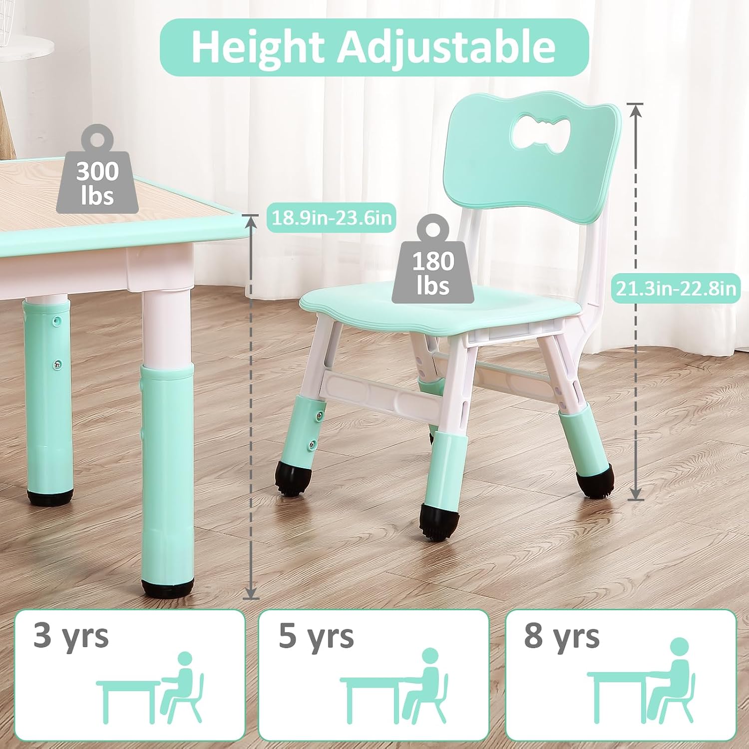 ชุดโต๊ะและเก้าอี้เด็ก TackView - Art Craft Toddlers บทวิจารณ์และราคา