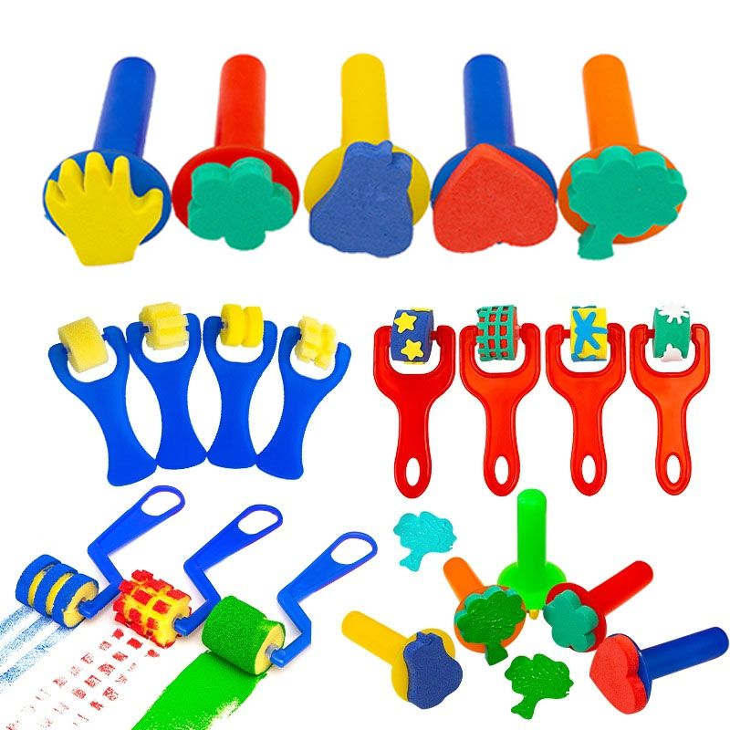 เด็กเด็กวัยหัดเดินฟองน้ําแสตมป - Art Craft Toddlers บทวิจารณ์และราคา