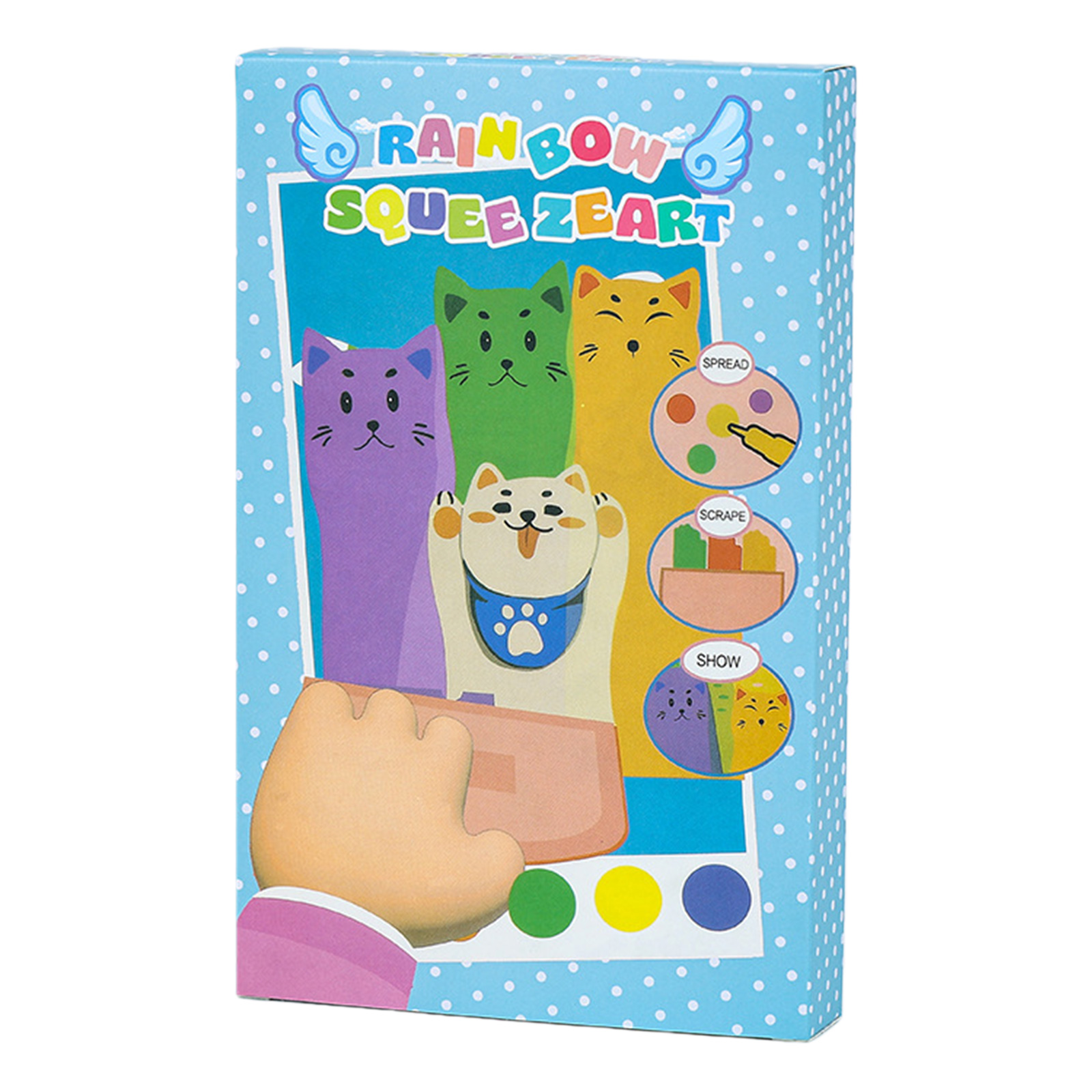 ชุดศิลปะกระดาษขูดลายสายรุ้งมหั - Art Craft Toddlers บทวิจารณ์และราคา