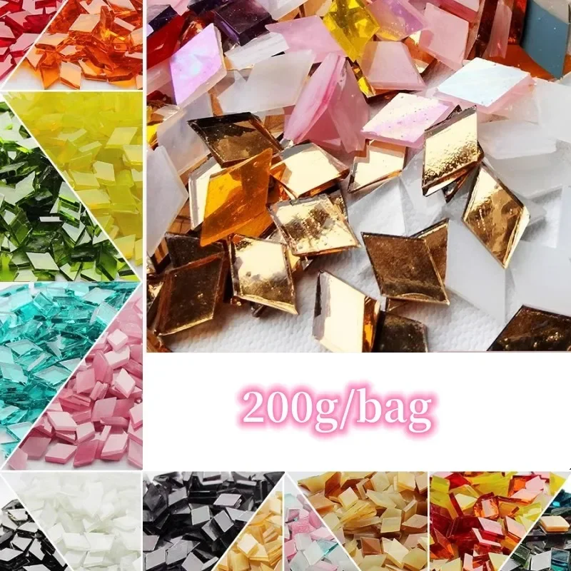 200g เพชรรูปร่างโมเสคกระเบื้อง - Art Craft Website บทวิจารณ์และราคา