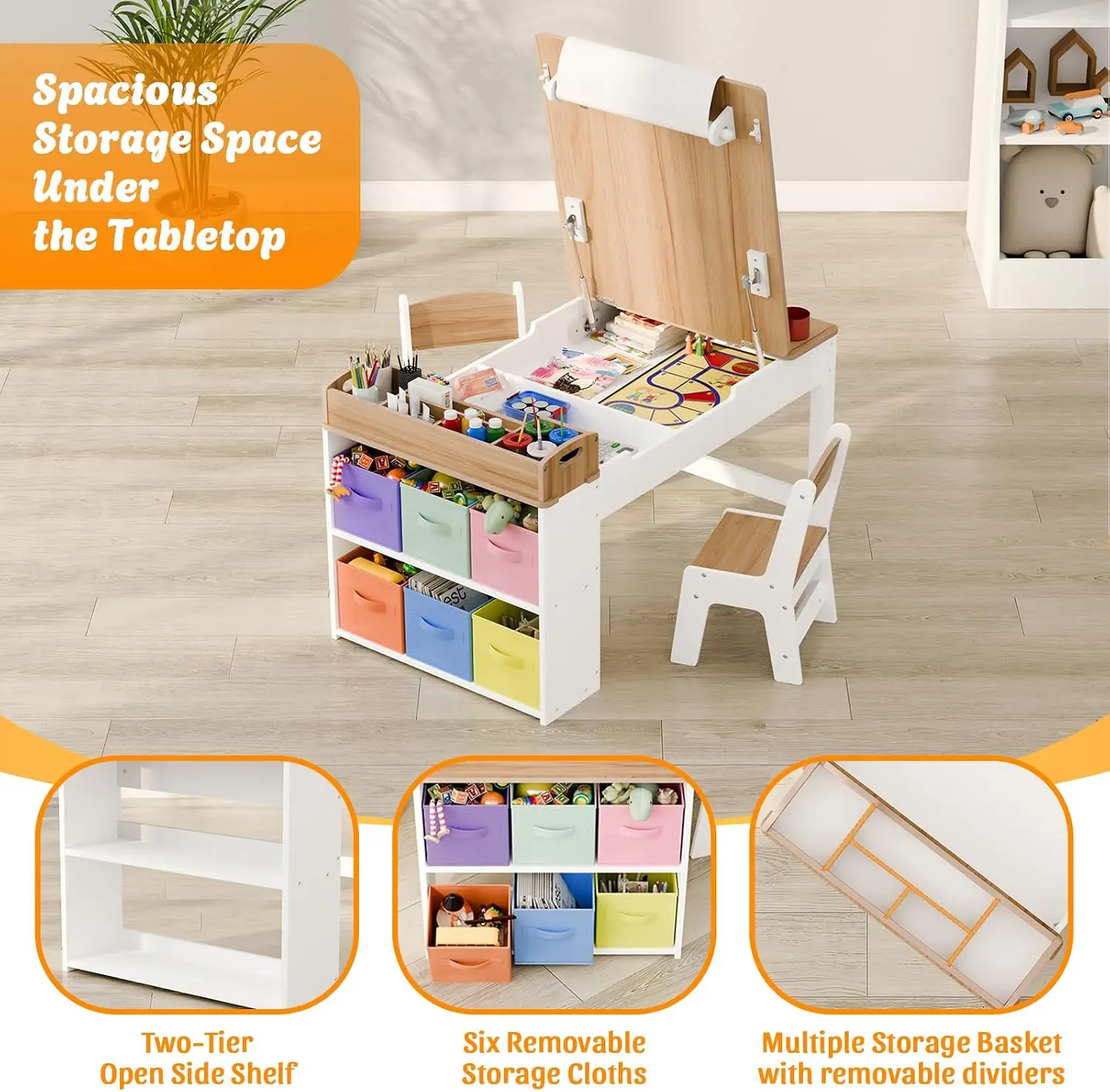 ชุดโต๊ะและเก้าอี้สำหรับเด็กพร้ - Art Craft Toddlers บทวิจารณ์และราคา