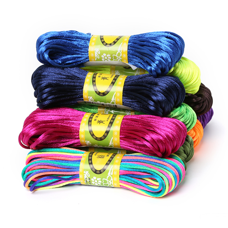 สายผ้าซาตินเนื้อนิ่ม2มม. 20เมต - Macrame Cord Cotton บทวิจารณ์และราคา