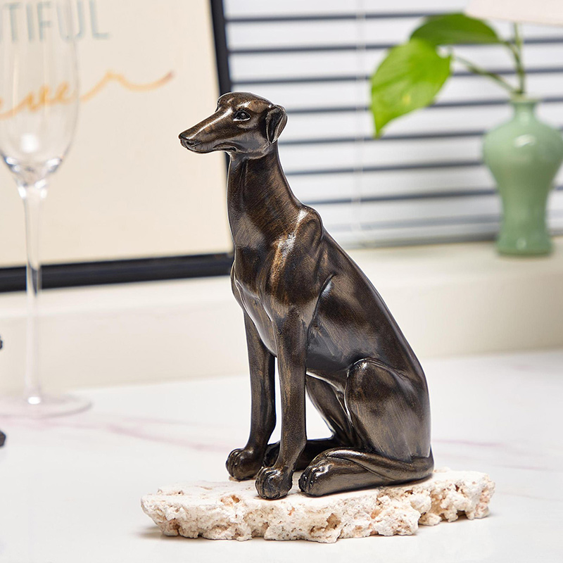Greyhound รูปปั้นสุนัข,French  - Art Craft Website บทวิจารณ์และราคา