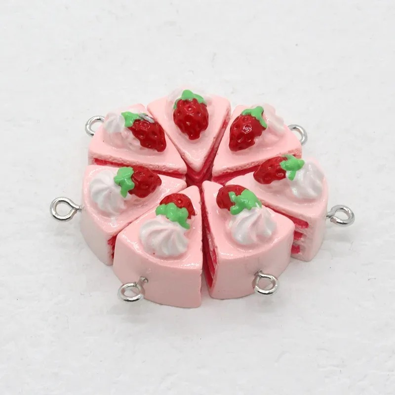 จี้เรซิ่นรูปเค้กสตรอว์เบอร์รี่ - Art Craft Handmade บทวิจารณ์และราคา