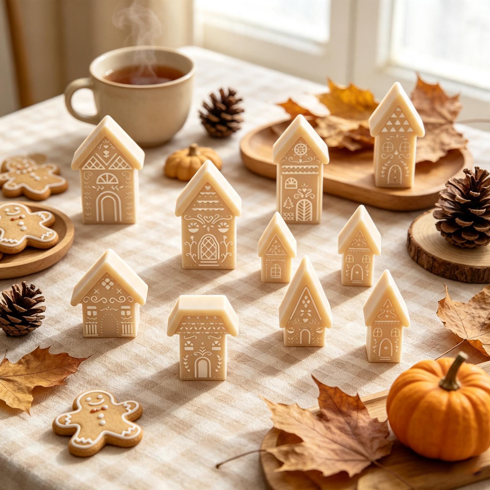 แม่พิมพ์เทียน 8 ช่อง รูปทรงบ้า - Art Craft House Making บทวิจารณ์และราคา