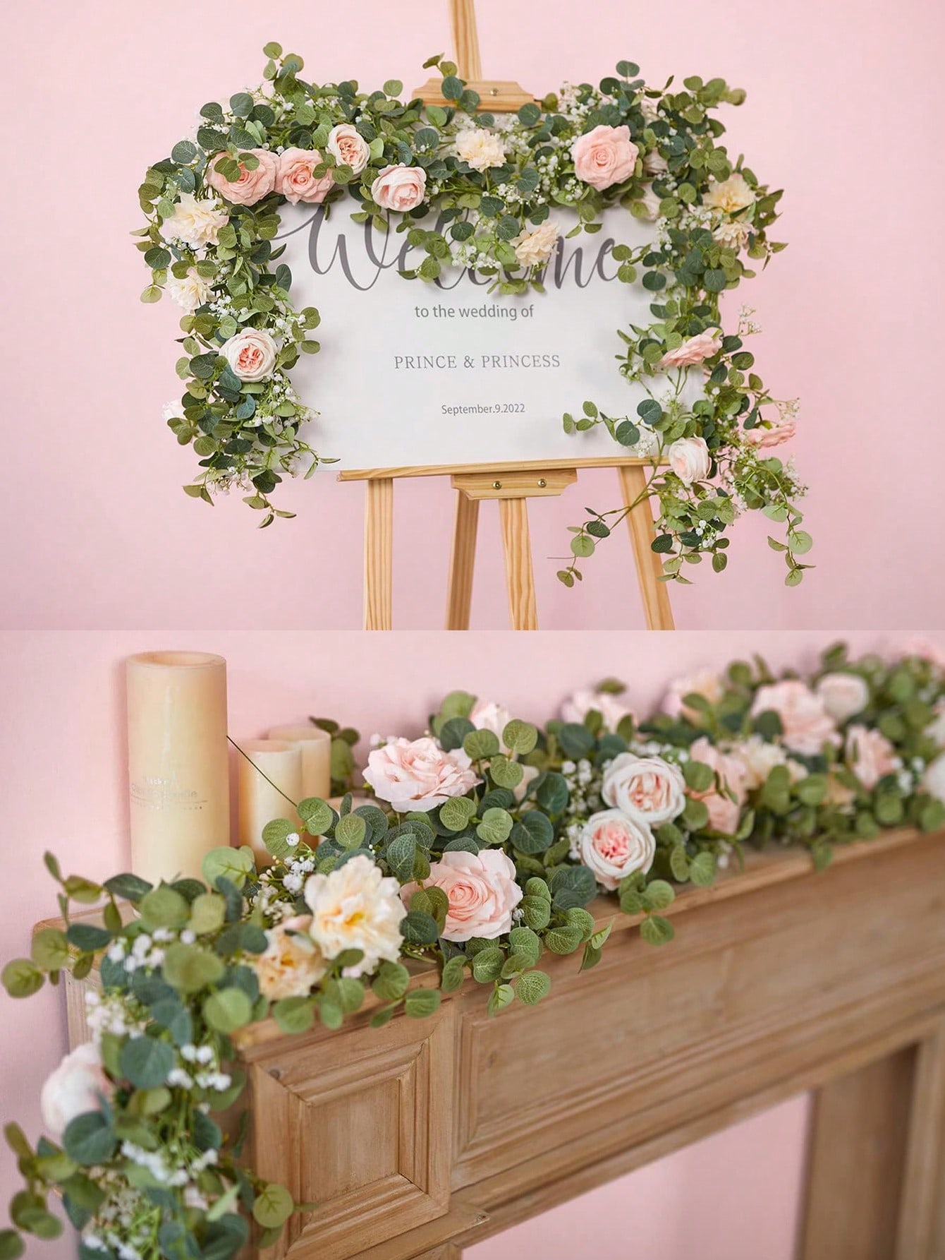 1 PC 5.9FT ประดิษฐ์ Eucalyptus - Art Craft Rose บทวิจารณ์และราคา