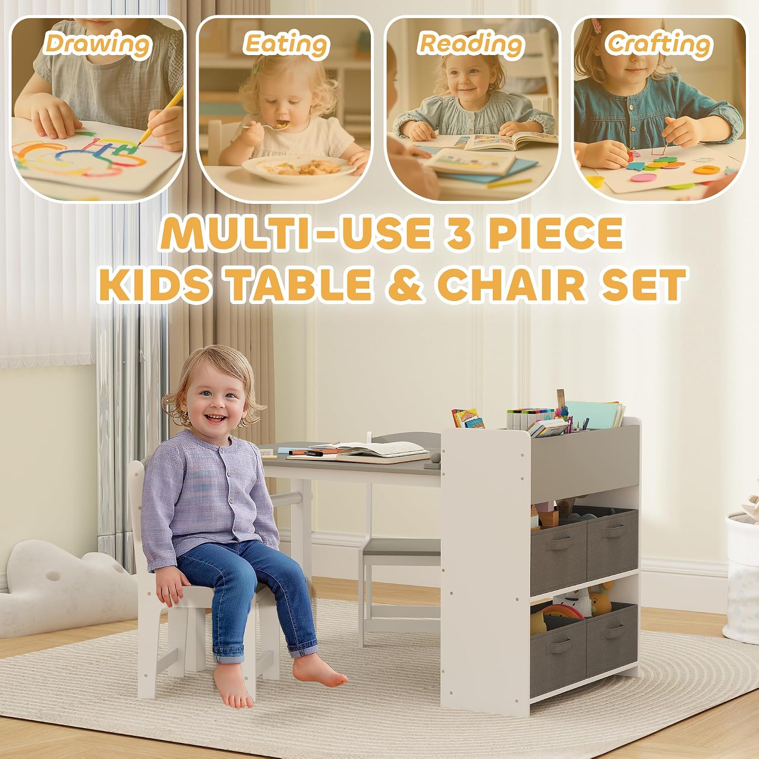ชุดโต๊ะศิลปะสำหรับเด็กพร้อมขาต - Art Craft Toddlers บทวิจารณ์และราคา