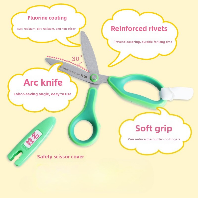 กรรไกรนิรภัยสำหรับเด็กพร้อมฝาค - Art Craft Toddlers บทวิจารณ์และราคา