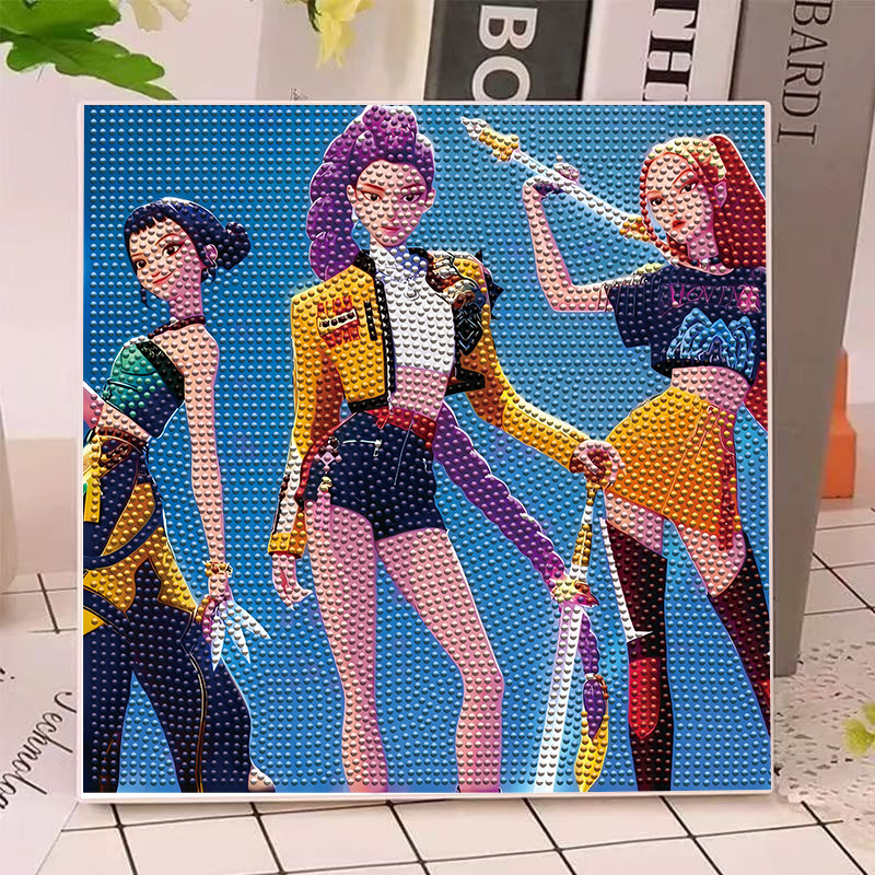 ชุดภาพวาดเพชร 5 มิติ ลายอนิเมะ - Art Craft Website บทวิจารณ์และราคา