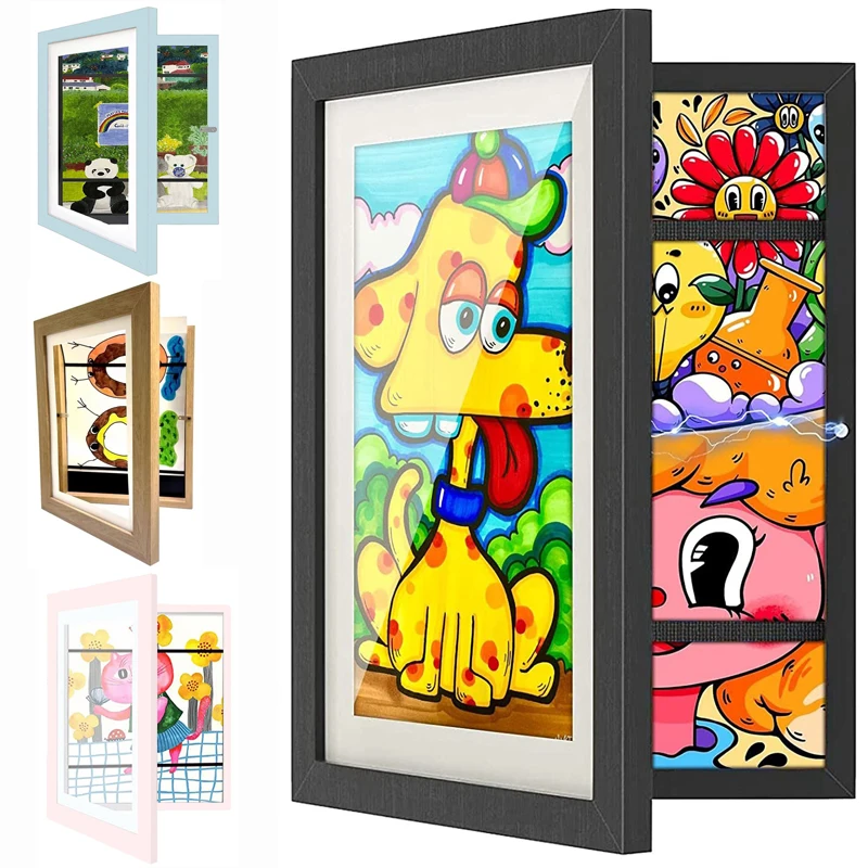 กรอบโปสเตอร์ไม้ A4สำหรับเด็กกร - Art Craft Display บทวิจารณ์และราคา