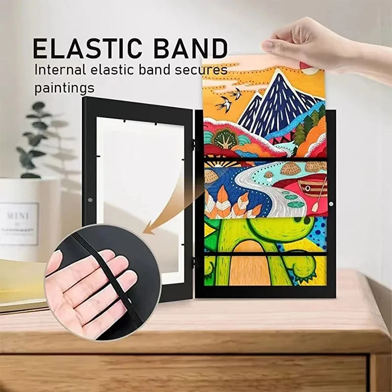กรอบโปสเตอร์ไม้ A4สำหรับเด็กกร - Art Craft Display บทวิจารณ์และราคา