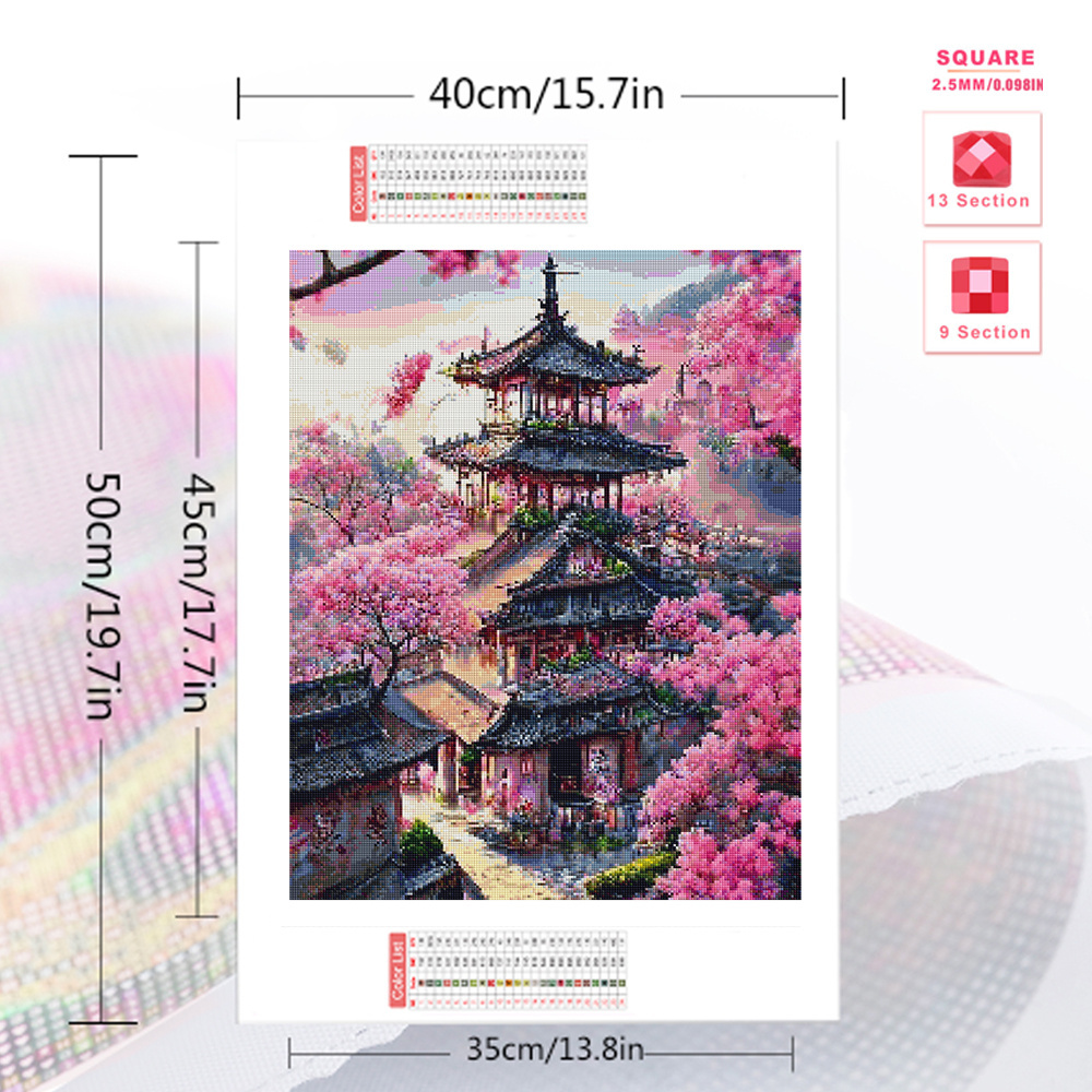 ชุดงานปักครอสติชภาพวาดทิวทัศน์ - Artwork Craft บทวิจารณ์และราคา