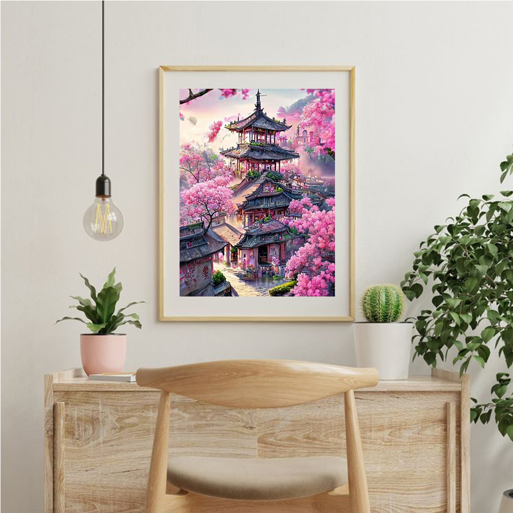 ชุดงานปักครอสติชภาพวาดทิวทัศน์ - Artwork Craft บทวิจารณ์และราคา