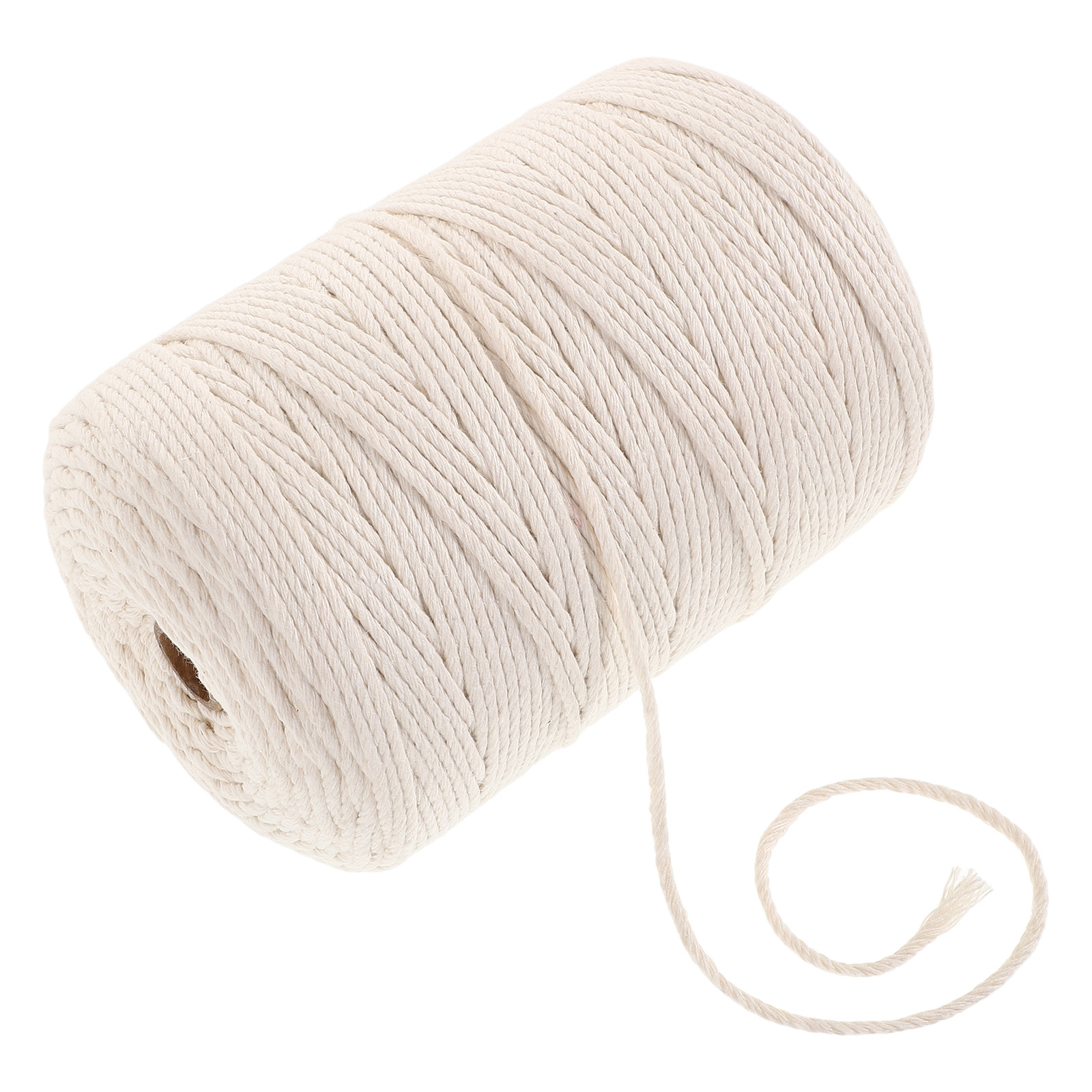 เชือกมาคราเม่ผ้าฝ้ายสำหรับงานฝ - Macrame Cord Cotton บทวิจารณ์และราคา