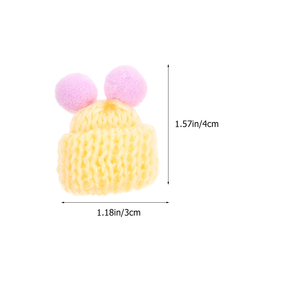 หมวกถักไหมพรมขนาดเล็ก 60 ชิ้น  - Art Craft Hat บทวิจารณ์และราคา