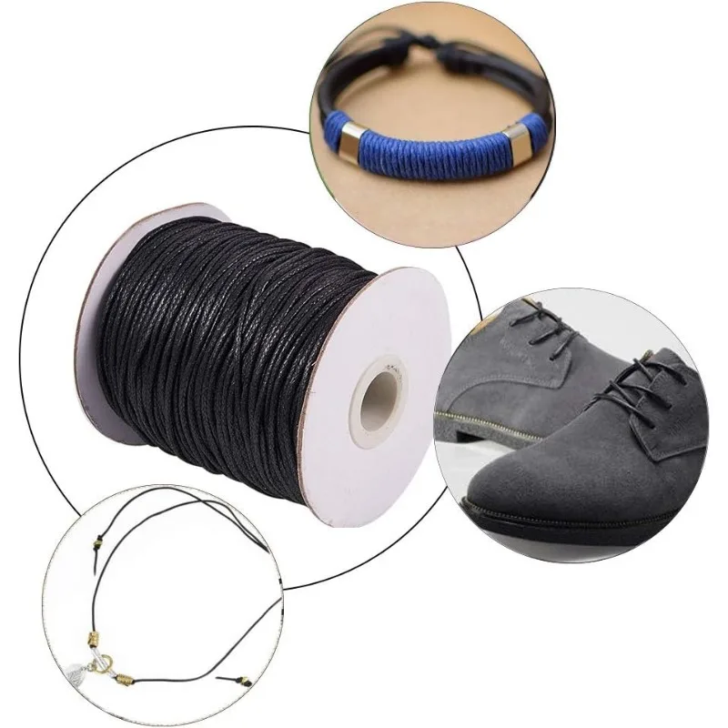 1 ม้วน 100 หลาผ้าฝ้ายด้ายฝ้าย  - Macrame Cord Cotton บทวิจารณ์และราคา
